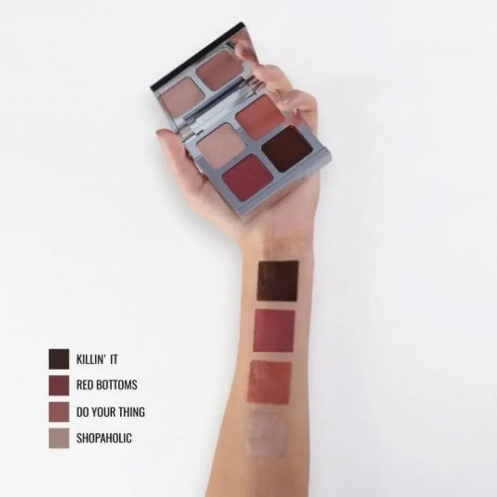 IL MAKIAGE Color Boss Squad Eyeshadow Quad Palette New in Box Pigmented Glam